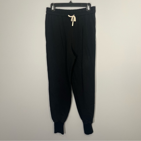 Varley Pants Womens Medium Black Joggers Comfort High Rise Athleisure Activewear - Picture 1 of 9